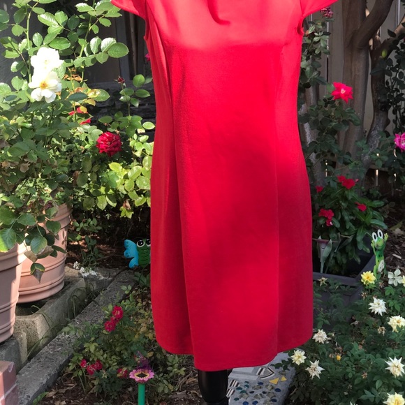 Ann Taylor LOFT Ponte Knit Boat Neck Sheath - Picture 2 of 6